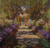 Monet, Claude Oscar - Pathway in Monet's Garden at Giverny